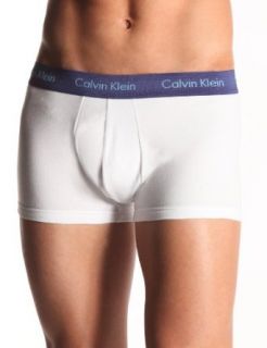 Calvin Klein Men's Underwear 3 Pack Low Rise Trunk White, Aqua/Marine/Teal Small at  Mens Clothing store: Boxer Shorts