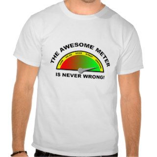 Awesome Meter Funny Tee Shirt