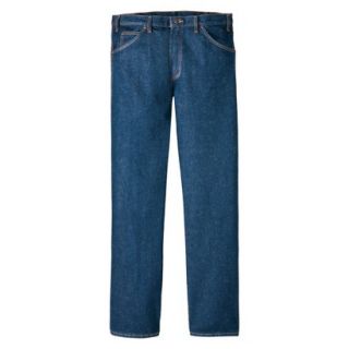 Dickies Mens Regular Fit 5 Pocket Jean   Indigo Blue 40x36