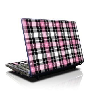 Pink Plaid Design Protective Skin Decal Sticker for Samsung NC10 (10.2 Inch) Netbook Laptop Computer: Electronics