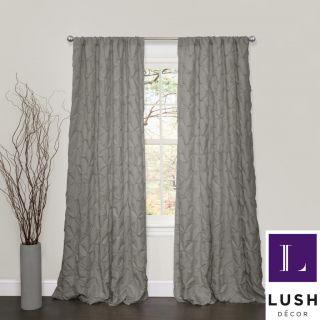 Lush Decor Lake Como Grey 84 inch Curtain Panel