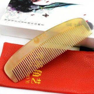 Natural sheep horn many tooth comb 6": Health & Personal Care