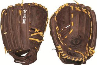 Wilson A1500 FP125 YAK Fielder's Right Hand Throw Fastpitch Glove (12.5 Inch) : Baseball Infielders Gloves : Sports & Outdoors