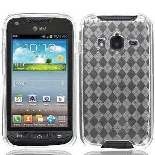 Transparent Clear Flex Cover Case for Samsung Galaxy Rugby Pro SGH I547 Cell Phones & Accessories