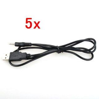 Neewer 5x USB 2.0 Type A to 3.5mm Male Audio Headphone Jack Cable: Electronics