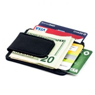 910EB Fine Leather Hand Crafted Mans Man's Mens Men's Mini Wallet ID Credit Card Holder with Magnetic Money Clip at  Mens Clothing store: