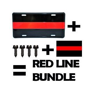 Firefighter Thin Red Line License Plate BUNDLE: Everything Else