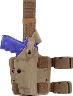 Safariland SLS Tactical Holster, Right Hand, STX FDE Brown MOLLE Locking Fork 6004 56 551 MS15 : Gun Holsters : Sports & Outdoors