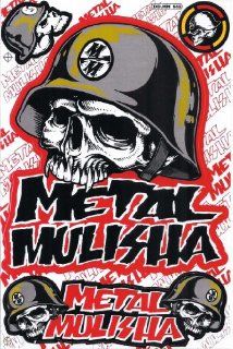 Rockstar Metal Mulisha Graphic Sticker Decal 1 Sheet Gray RM552.: Everything Else