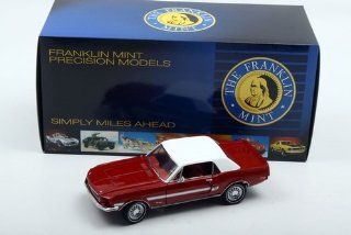 1968 Mustang High Country Special in Candy Apple Red in 1:24 Scale by the Franklin Mint: Toys & Games