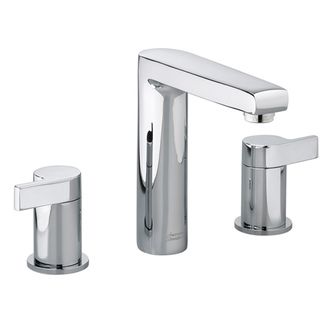 American Standard Studio 8 inch Widespread Mid arc Double handle Polished Chrome Bathroom Faucet