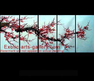 Asian Painting Chinese Cherry Blossom Painting Feng Shui Art 5 557   Oil Paintings