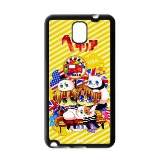 Yellow Stripes Hetalia Samsung Galaxy Note 3 Case Cover TPU Axis Powers English America Buses: Cell Phones & Accessories