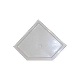 Neo Angle Shower Base Finish: Biscuit, Size: 42" W x 42" D    