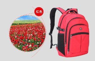AmericanShiled Bala colorful series Laptops backpack.Lightweight Slim Fashion design,waterproof.HOT sell computer notebook tablet,knapsack,rucksack bag for man woman travelling,camping,Hiking business and casual. waterproof ASBA216 RED S 1 Computers &