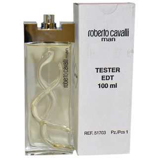 Roberto Cavalli Men's 3.4 ounce Eau de Toilette Spray (Tester) Roberto Cavalli Men's Fragrances