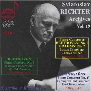 Richter Archives, Vol.19   Beethoven: Piano Concertos Nos. 1 & 3 / Brahms: Piano Concerto No. 2 / Saint Saens: Piano Concerto No. 5: Music