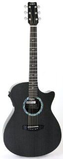 RainSong OM1000 Slim Body Cutaway Acoustic Electric Guitar: Musical Instruments