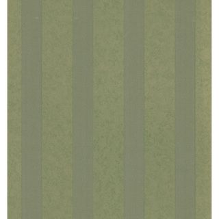 Brewster Dark Green Textured Stripe Wallpaper