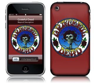 MusicSkins, MS GRFL40001, Grateful Dead   Skulls & Roses, iPhone 2G/3G/3GS, Skin: Cell Phones & Accessories
