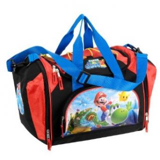 Nintendo Super Mario Galaxy 2 Mini Duffel Bag   Black/Red: Sports & Outdoors