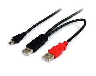 StarTech USB2HABMY3 3 Feet USB Y Cable for External Hard Drive   USB A to mini B: Electronics