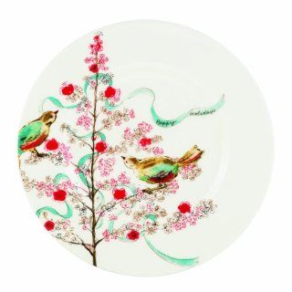 Lenox Simply Fine Chirp Seasonal Salad/Luncheon Plate: China Chirp Lennox: Kitchen & Dining