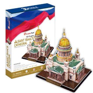 Saint Isaacs Cathedral 3D Puzzle. St. Petersburg Russia Beautiful Elegant Decoration for Home/Office: Toys & Games