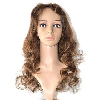 Lace Front 20 Inch Hand tied 100% Human Hair Body Wave Hair Wigs: Health & Personal Care