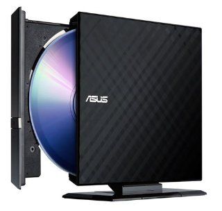 Asus 8X External Slim DVD+/ RW Drive SDRW 08D2S U   Retail (Black): Computers & Accessories