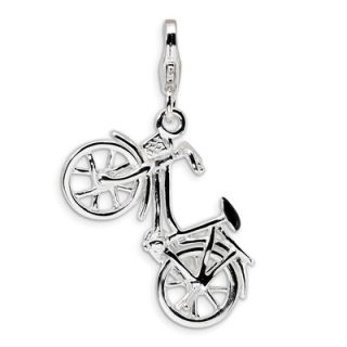 Amore La Vita™ Enameled Bicycle Charm in Sterling Silver   Zales