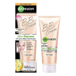 Garnier Skin Renew Miracle Skin Perfector BB Cream for Even Tone, Fair / Light 2.5 fl oz (75 ml): Health & Personal Care