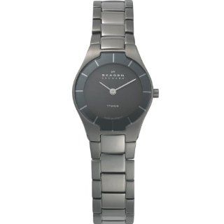 Skagen Women's 585XSTXM Swiss Collection Gray Titanium Watch: Skagen: Watches