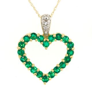 and diamond accent heart pendant in 10k gold orig $ 329 00 now $ 279
