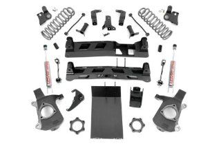 Rough Country 280N2   6 inch Non Torsion Drop Suspension Lift System with Premium N2.0 Series Shocks: Automotive