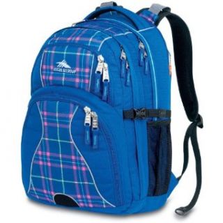 High Sierra Swerve Backpack, Royal Cobalt Plaid/Blue, 19x13x7.75 Inch: Sports & Outdoors