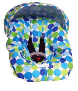 Hot Toddies Infant Car Seat Cover Avery Dot Blue : Baby
