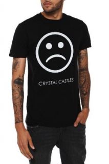 Crystal Castles Sad Face T Shirt at  Mens Clothing store: Novelty T Shirts