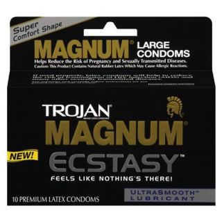 Trojan Magnum Ecstasy Large Condoms   10 ct.