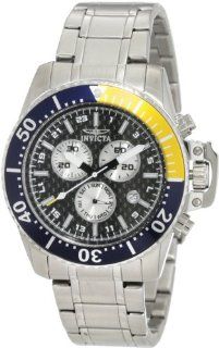 Invicta Men's 11280 Pro Diver Chronograph Black Carbon Fiber Watch: Invicta: Watches