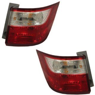 2011 2012 2013 Honda Odyssey Taillight Taillamp Rear Brake Tail Light Lamp (Quarter Panel Outer Body Mounted) Pair Set Right Passenger And Left Driver Side (11 12 13): Automotive