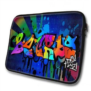 "Graffiti Names" designed for Betrys, Designer 14''   39x31cm, Black Waterproof Neoprene Zipped Laptop Sleeve / Case / Pouch.: Cell Phones & Accessories
