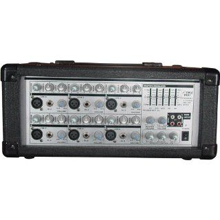 Pyle PMX601 Powered PA Mixer/Amplifier: Electronics