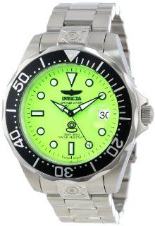 Invicta Men's 10641 Pro Diver Automatic Green Dial Stainless Steel Watch: Invicta: Watches