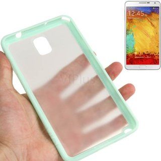 Generic Frosted Transparent Plastic + TPU Frame Hard Case Cover for Samsung Galaxy Note 3 / N9000 Light Green Cell Phones & Accessories