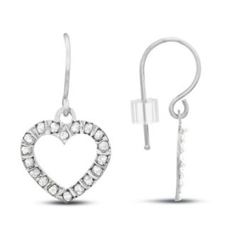 heart earrings in 14k white gold orig $ 249 00 now $ 211 65 take