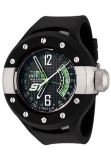 Invicta 6841  Watches,Mens S1/Rally GMT Black Rubber, Casual Invicta Quartz Watches