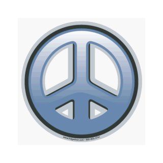 Blue Peace Sign Car Magnet: Automotive