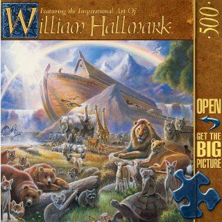 MasterPieces PuzzleCompany Noah's Ark Inspirational Jigsaw Puzzle (500 Piece), Art by William Hallmark: Toys & Games