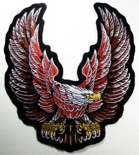American Bald Eagle Patches Logo1 Us National Symbol Biker Jacket Vest Large Embroidered Patch: